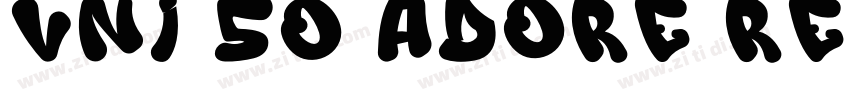 Vni 50 Adore Regular字体转换